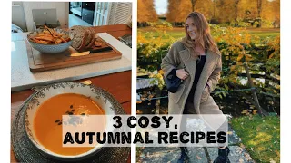3 AUTUMNAL RECIPES - DINNER/LUNCH IDEAS