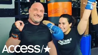 Demi Lovato Knocked Out Her Trainer's Tooth During An Intense Boxing Session | Access