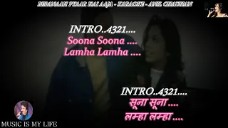 Bepanah Pyar Hai Aaja Karaoke With Scrolling Lyrics Eng. & हिंदी