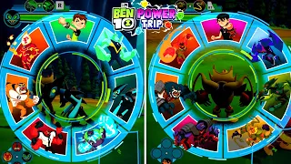 BEN 10 POWER TRIP - TODAS AS TRANSFORMAÇÕES DOS ALIENS DO OMNTRIX E ANTITRIX!