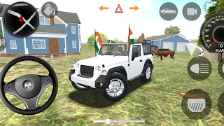 Dollar (song) New Car Simulator 3d Mahindra Thar Driving /Indian Car Simulator 2024 #gaming #tractor