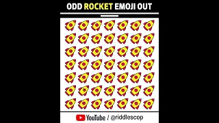 🚀 Find the Odd One Out? : Mind-Boggling Challenge! #oddoneout #brainteasers #emojichallenge