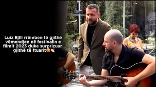 Luiz Ejlli rrëmben të gjithë vëmendjen në festivalin e filmit 2023 duke surprizuar gjithë të ftuarit