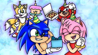 🎂 It's Amy's Birthday Party! 🎂 - Sonic and Amy Squad 🥳