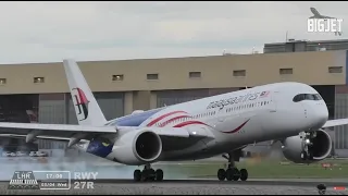 LIVE: Windy arrivals at London Heathrow Airport