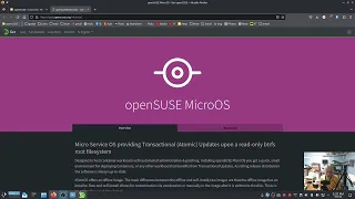 OpenSuse Micro OS - My first look and attempt to install inkstitch