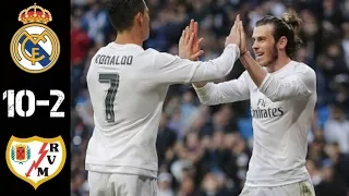 🔥 Реал Мадрид - Райо Вальекано 10-2 - Обзор Матча Чемпионата Испании 20/12/2015 HD 🔥