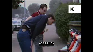 1980s UK, Mod Revival, Lambretta, Scooter Shopping