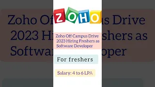 Zoho|Siemens hiring freshers shorts |jobs for freshers|IT jobs|tech jobs #shorts