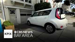 San Francisco MTA cracking down on drivers who block sidewalks when they park