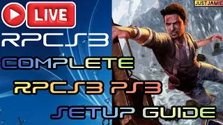 RPCS3 PS3 Emulator LIVE STREAM Full Setup Guide 2024 #rpcs3 #playstation3 #emulator