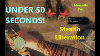 Mosquito Yard Stealth undetected Outpost liberation Far Cry 3 in under 50 seconds