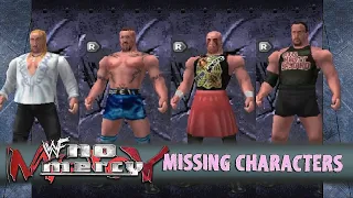 WWF No Mercy - Missing Characters