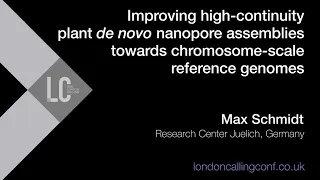 High-continuity de novo nanopore assemblies towards chromosome-scale reference genomes - Max Schmidt