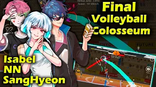 Isabel & NN & Sanghyeon. Final Volleyball Colosseum. Full gameplay. The Spike. Volleyball 3x3