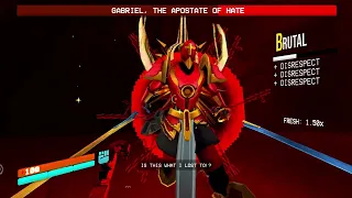 ultrakill | gabriel the apostate of hate - fist only + p rank (standard)