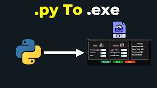 CONVERT PYTHON FILE .py TO .exe APPLICATION WITH MULTIPLE FILES AND DATABASE USING AUTO PY TO EXE