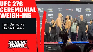Ian Garry vs Gabe Green UFC 276 Ceremonial Weigh-Ins Faceoff