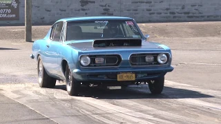 67 Plymouth Barracuda at Atco Dragway...