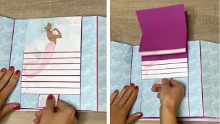 Reverse Waterfall Card Tutorial | Scrapbook Pop-Up Page Ideas | Interactive Album