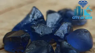 Best Grade Natural Royal Blue Sapphire Rough Gemstones from Famous Top Quality Blue Sappphire Source