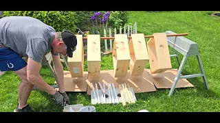 Building Hive Boxes and Prepping Honey Comb Frames