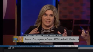 r Brian Windhorst on Steph Curry's New Deal & Iggy  JUly 1 2017