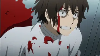 Dazai says the F word after being shot and insults Chuuya (Bungo Stray Dogs S5 Clip)