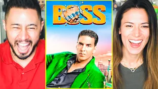 AKSHAY KUMAR | BOSS | Trailer Reaction by Jaby Koay & Megan Le