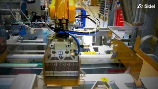 Robotic case packing solutions | Sidel