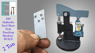 DIY hydraulic punching machine build