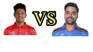 Sandeep Lamichhane vs Rashid khan bowling comparison