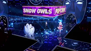 Masked Singer Season 4 Snow Owls Vs Popcorn Smackdown