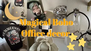 Spooky Magical Witchy office decor tour ✨🌟✨