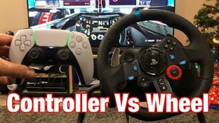 F1 PS5 Controller Versus Steering wheel G29 Logitech