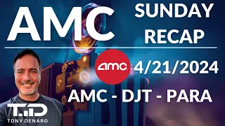 AMC Sunday Recap & Week Ahead - DJT Naked Shorting! and AMC Dilution Update 4-21-24