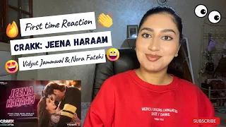 SHE LOOKS SO CUTE ! CRAKK: Jeena Haraam | Vidyut Jammwal & Nora Fatehi First time REACTION/REVIEW