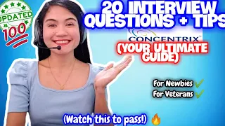 20 CONCENTRIX INTERVIEW QUESTIONS AND TIPS FOR NEWBIES AND TENURED 2024 [UPDATED] | NAYUMI CEE 🌻