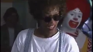 Whitney Houston visits sick children in Ronald Mcdonald house charity in 1991
