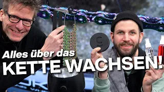 Wir WACHSEN unsere Fahrradkette mit Cyclowax Heißwax! Reinigung, Montage & Kettenwachs aufbringen