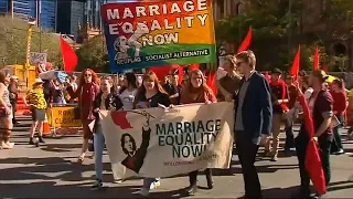 Sydney holds Australia's biggest-ever LGBT marriage equality rally