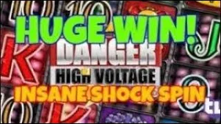 DANGER HIGH VOLTAGE **MONSTER** HUGE MEGA WIN (BIG TIME GAMING)