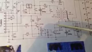 Влияние С2 100nF.  Исследование фонарика 30W v.1.