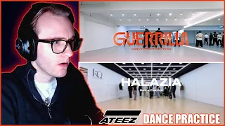 ATEEZ(에이티즈) REACTION! - ‘Guerrilla’ & 'HALAZIA' | Dance Practice