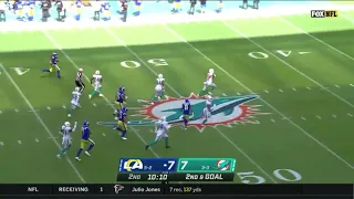 Dolphins score touchdown on fumble Rams Vs Dolphins