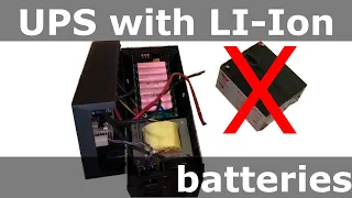 Converting the UPS battery from lead acid to Li-ion Part 1