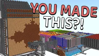 Reacting To YOUR Amazing Redstone Builds!