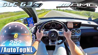 Mercedes-AMG GLC 63 S | TOP SPEED on AUTOBAHN [NO SPEED LIMIT] by AutoTopNL