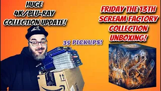 Friday The 13th Scream Factory Collection Unboxing! | HUGE HORROR 4K/BLU-RAY COLLECTION UPDATE!