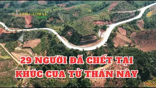 Vượt đèo Lò Xo dài 37km ranh giới giữa Quảng Nam và  Kon Tum